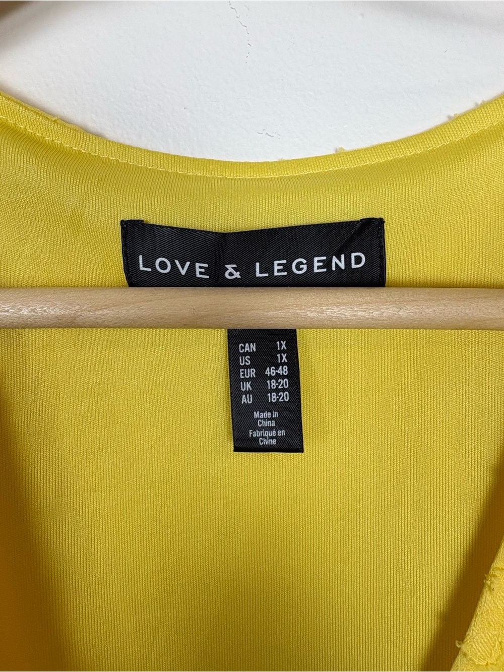 Love & Legend Women’s Yellow Sleeveless Floral Faux Wrap Dress Belted Size 1XL - Picture 4 of 7